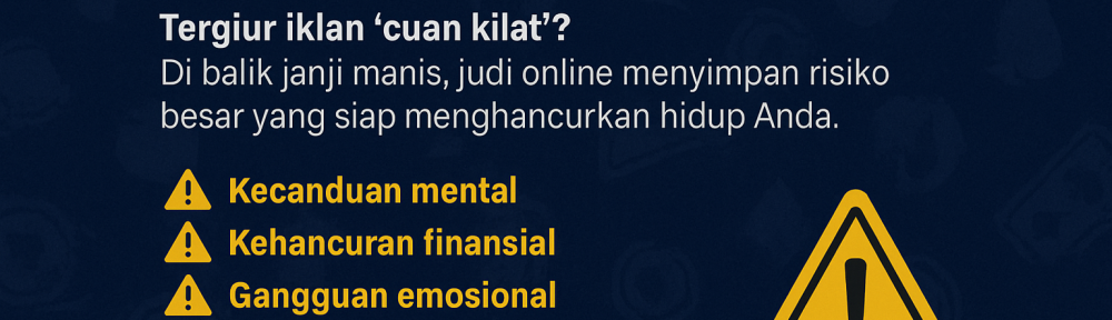 Jebakan Cuan Kilat Mengungkap Bahaya Judi Online