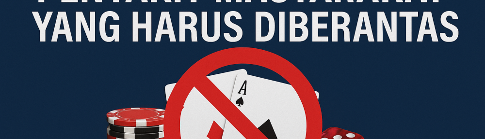 Judi Online Penyakit Masyarakat yang Harus Diberantas