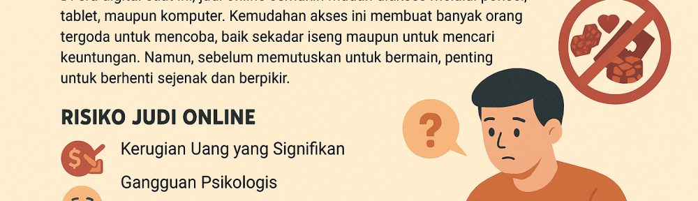 Judi Online: Mikir Dulu, Main Kemudian