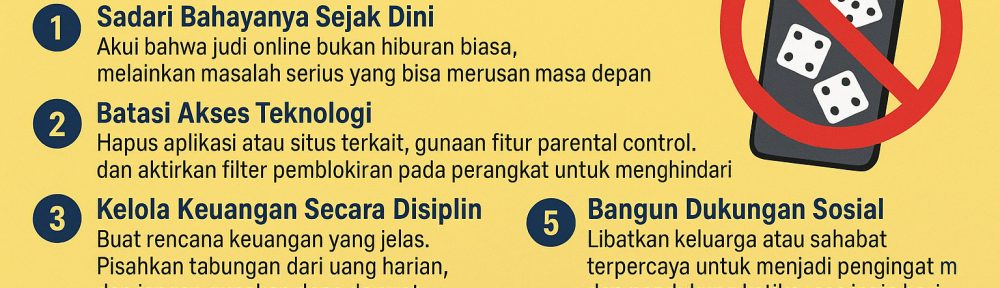 Melawan Jerat Judi Online Langkah Cerdas Menuju Kehidupan yang Lebih Baik
